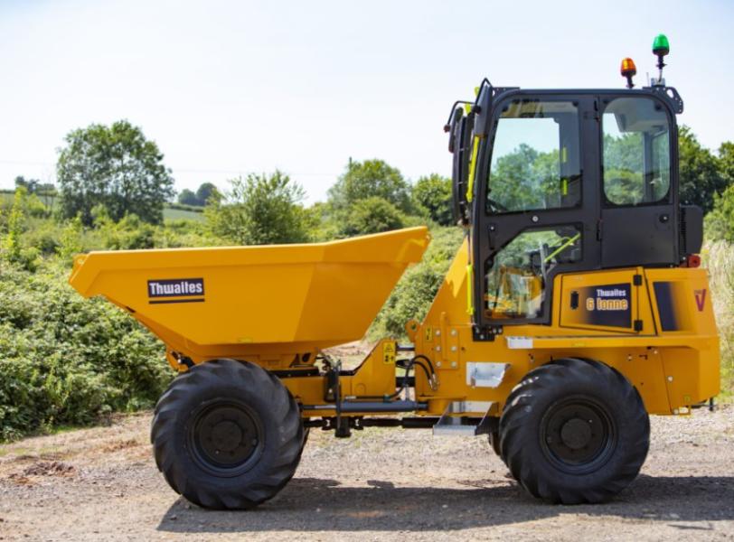 Thwaites 6 Ton Power Swivel Wieldumper met Cabine
