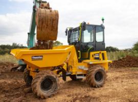 Thwaites 6 Ton Power Swivel Wieldumper met Cabine